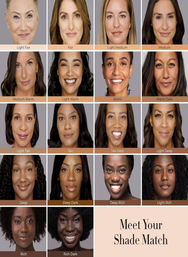 LUMINESS Silk Airbrush Spray Foundation & Buffing Brush Kit – Full Coverage Foundation & Dual-Sided Buffing Brush - Buildable Coverage, Anti-Aging Formula Hydrates & Moisturizes (Shade - Medium) - Image 2